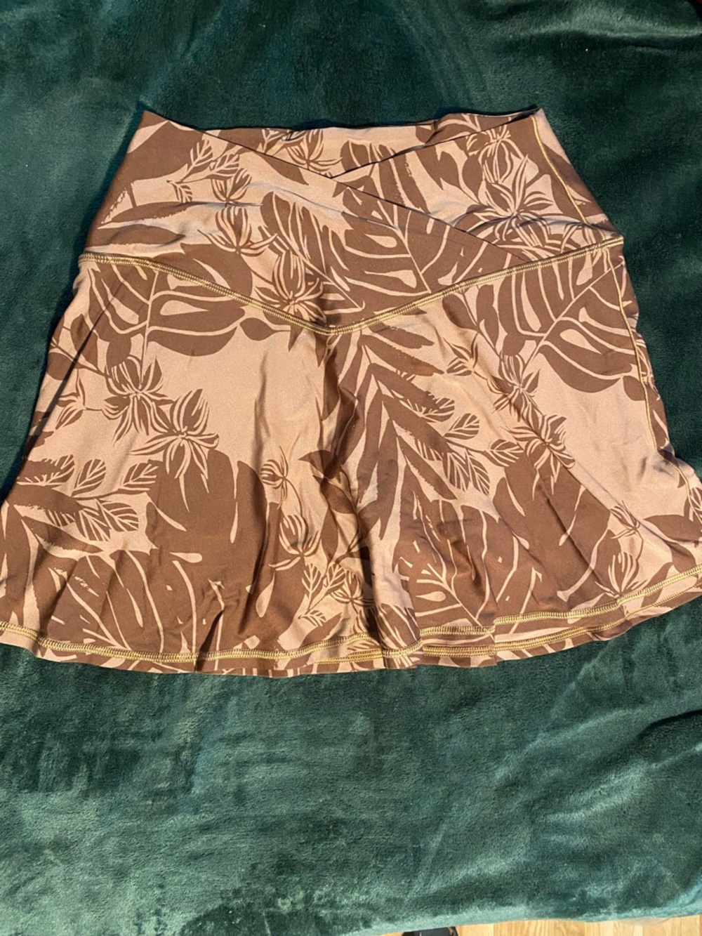 American Eagle Floral A-Line Athletic Skort